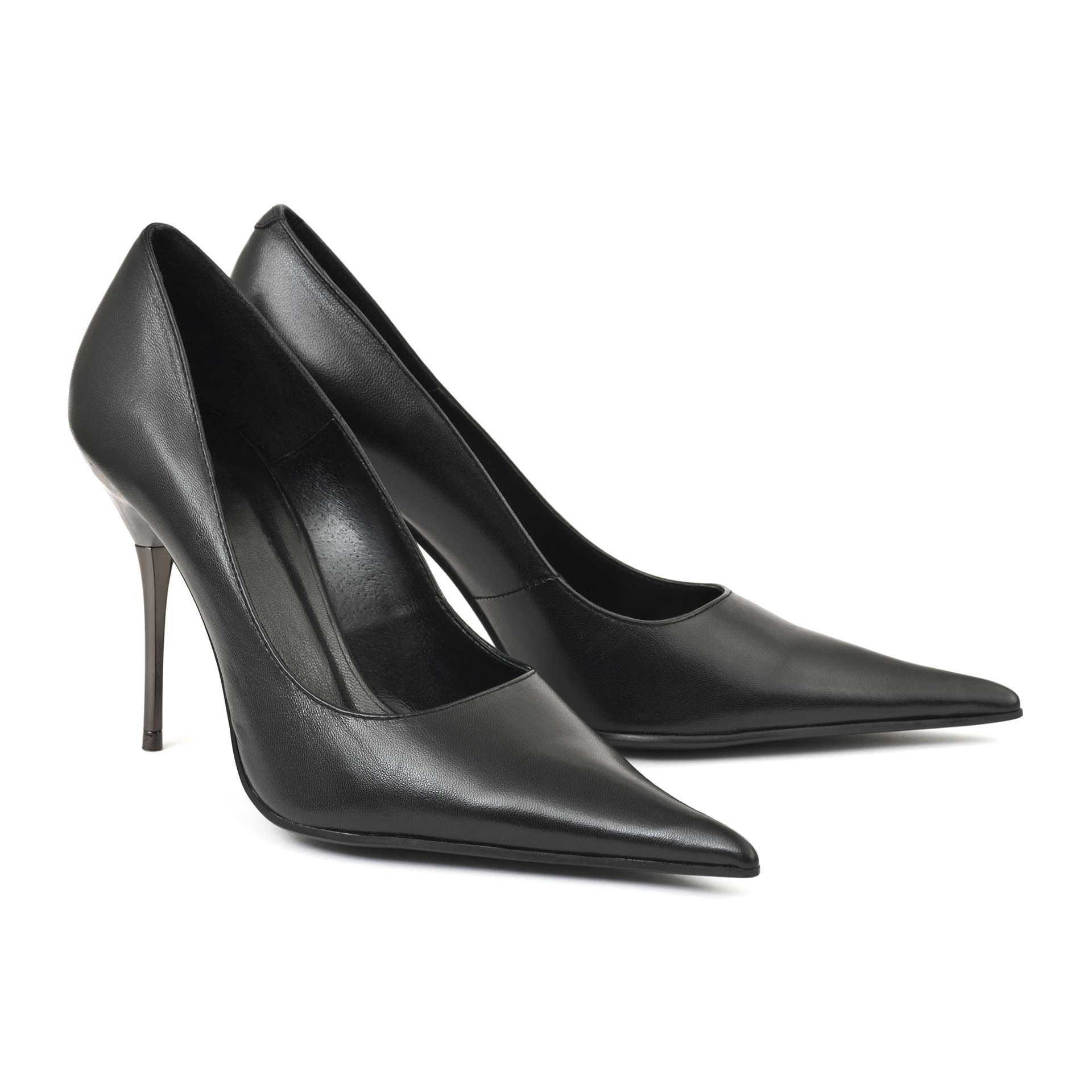 Black-woman-shoes-isolated-on-white-background